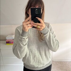 The Great Distressed Crewneck Pullover